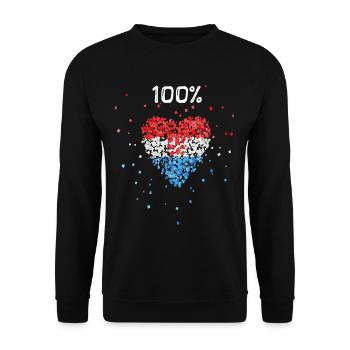 Croatia Hrvatska Flag Croatian flag Croat - Unisex Sweatshirt - black - Front - Alina (178cm) & Michal (187cm)