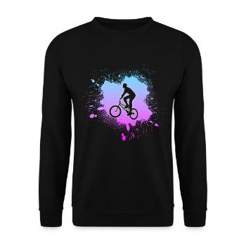 bmx - Unisex Pullover - Schwarz - Vorne - Alina (178cm) & Michal (187cm)