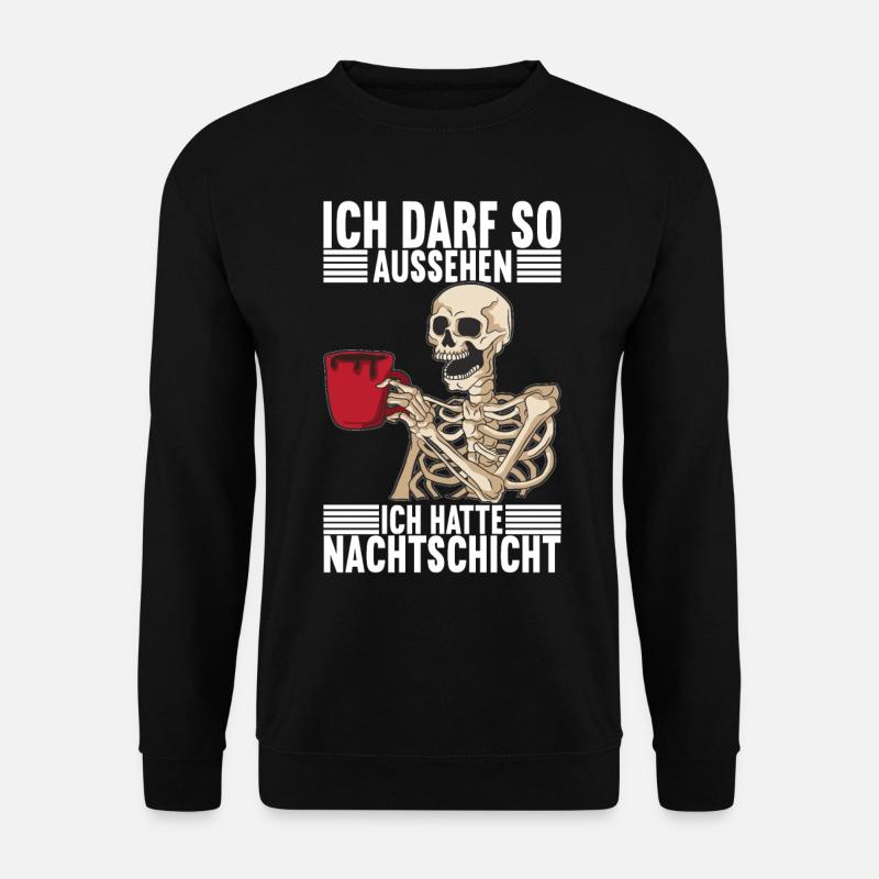 Nachtschicht Nachtdienst - Unisex Pullover - Schwarz