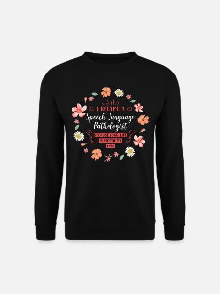 Speech Therapist Therapy Assistant - Unisex Sweatshirt - black