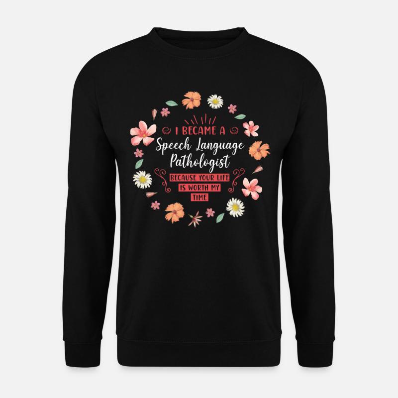 Speech Therapist Therapy Assistant - Unisex Pullover - Schwarz