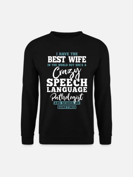 Speech Therapist Therapy Assistant - Unisex Sweatshirt - black