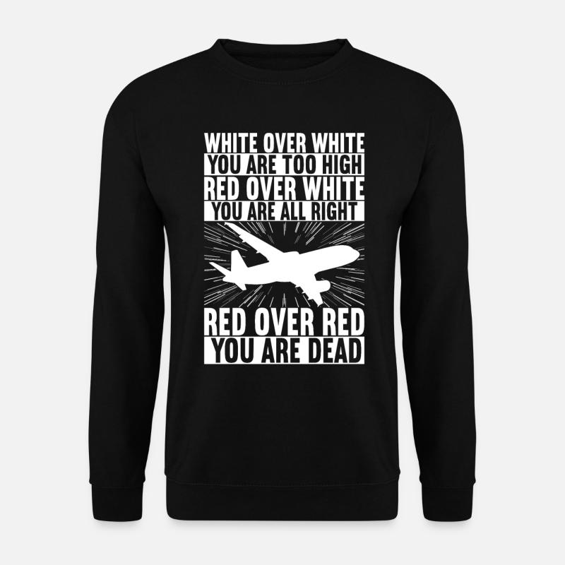 Pilote d’avion - Sweat-shirt Unisexe - noir