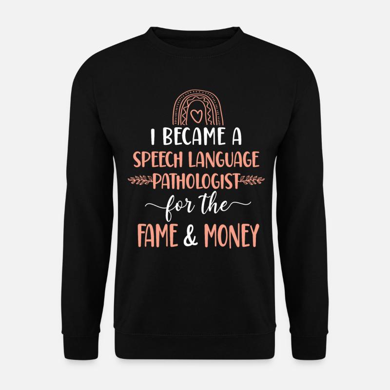 Speech Therapist Therapy Assistant - Unisex Sweatshirt - black