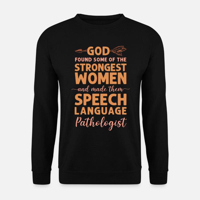 Speech Therapist Therapy Assistant - Unisex Pullover - Schwarz