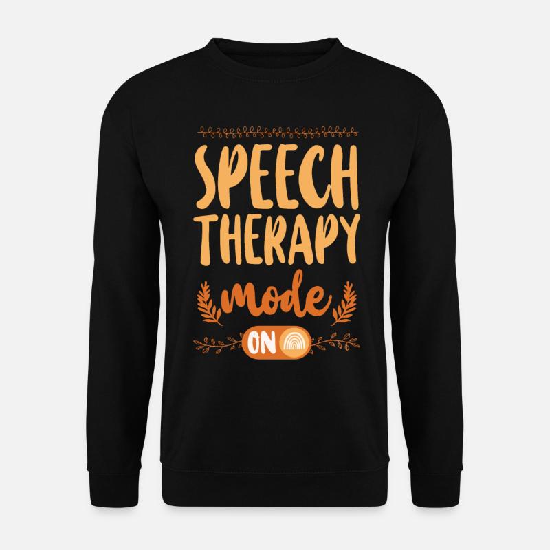 Speech Therapist Therapy Assistant - Unisex Sweatshirt - black