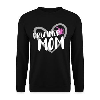 musicien de batterie - Sweat-shirt Unisexe - noir - Devant - Alina (178cm) & Michal (187cm)
