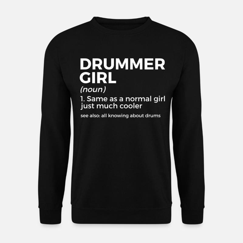 Drums Musician - Unisex Sweatshirt - black