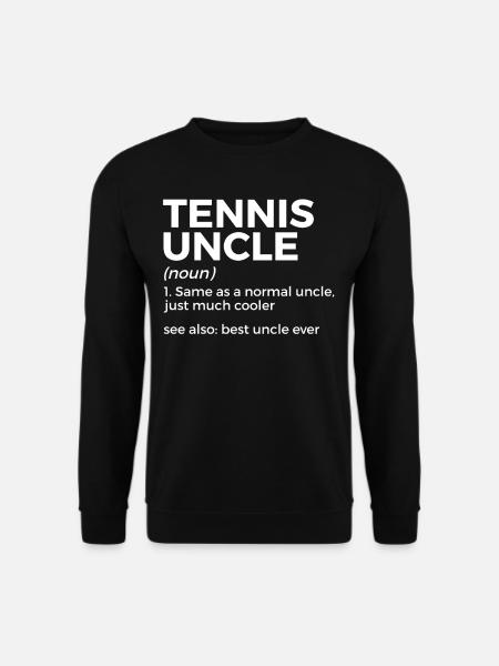Tennis Geschenk - Unisex Pullover - Schwarz
