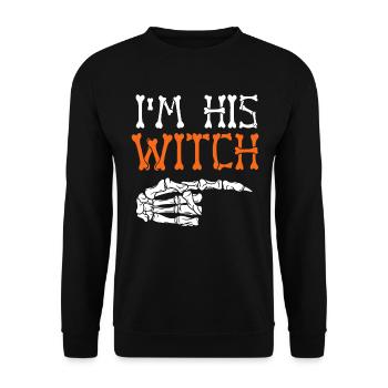 Lustiges passendes Halloween Kostüm für Paare Ich bin - Unisex Pullover - Schwarz - Vorne - Alina (178cm) & Michal (187cm)