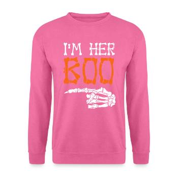 Lustiges passendes Halloween Kostüm für Paare Ich bin - Unisex Pullover - Pink - Vorne