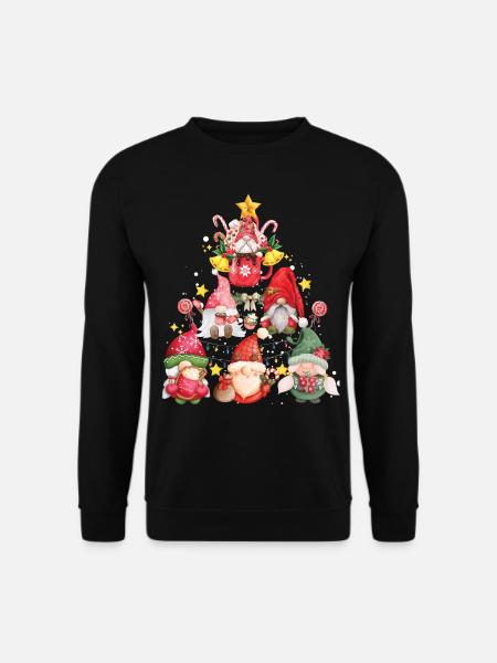 Christmas gnomes - Unisex Sweatshirt - black