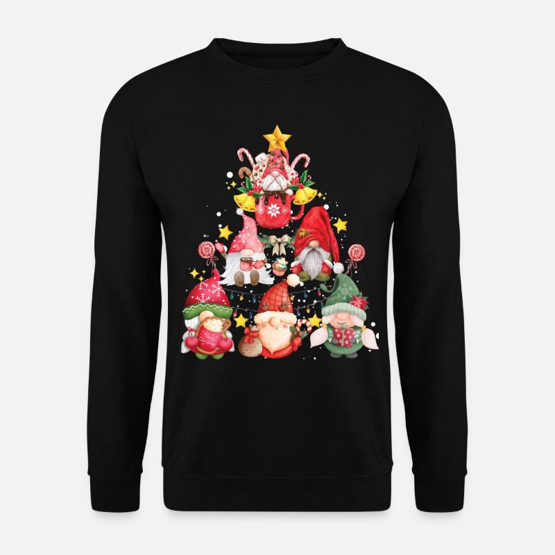 Christmas gnomes - Unisex Sweatshirt - black