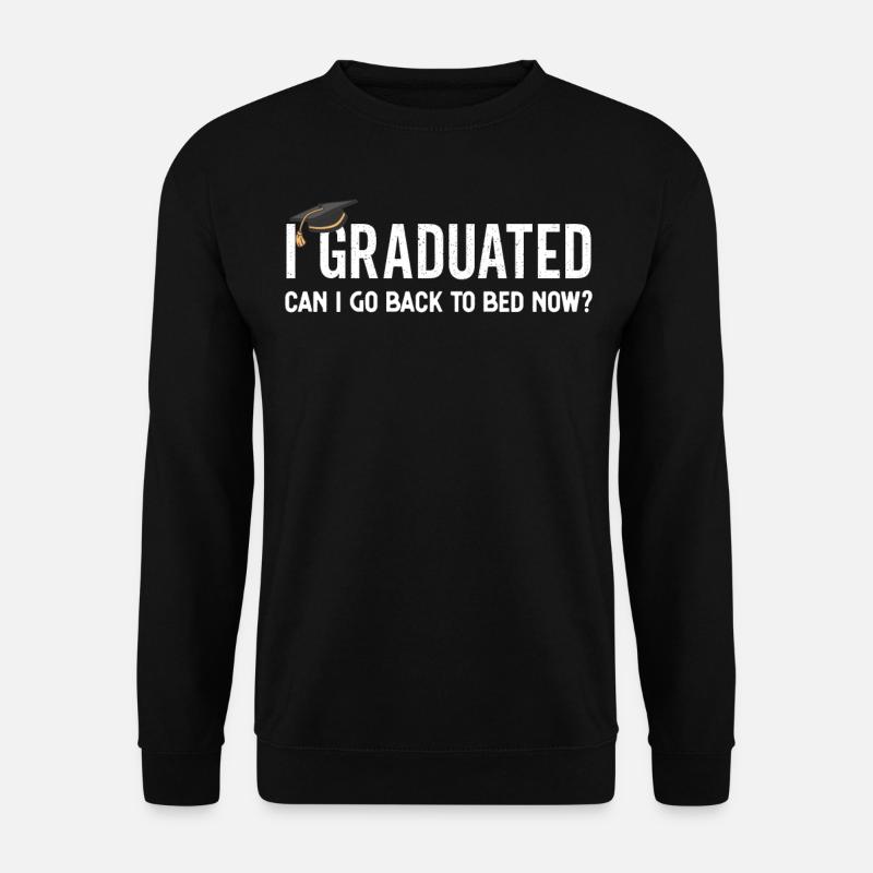 I Graduated Graduation Master-Studium - Unisex Pullover - Schwarz