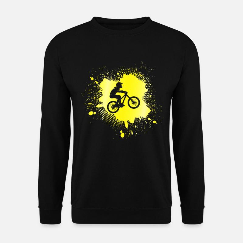 mountainbike - Unisex Pullover - Schwarz