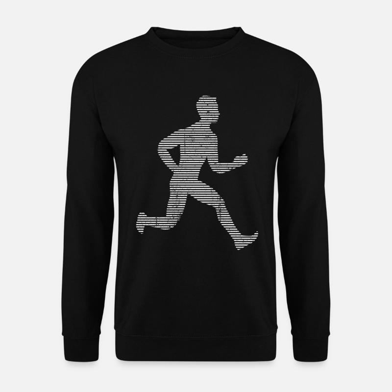 Joggen - Unisex Pullover - Schwarz