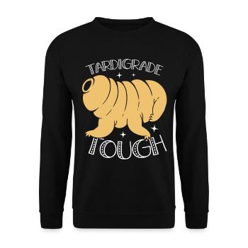 Bärtierchen Tough Moss Piglet Science Bärtierchen - Unisex Pullover - Schwarz - Vorne - Alina (178cm) & Michal (187cm)