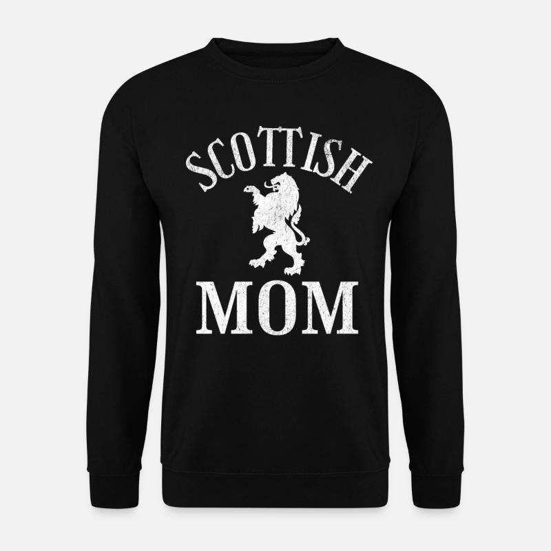 Schottland Mutter Schottisch - Unisex Pullover - Schwarz