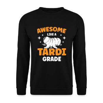 Émerveillement comme un amateur de science tardigrade - Sweat-shirt Unisexe - noir - Devant - Alina (178cm) & Michal (187cm)