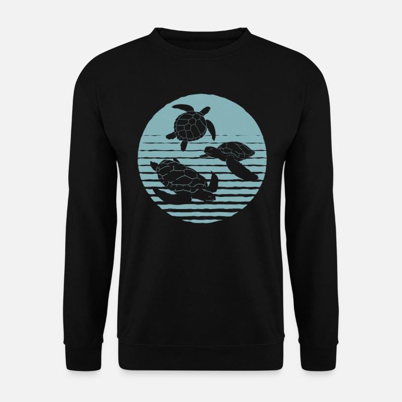 Turtle - Unisex Sweatshirt - black