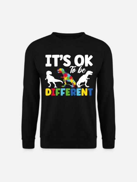 Its Ok To Be Different - Unisex Pullover - Schwarz