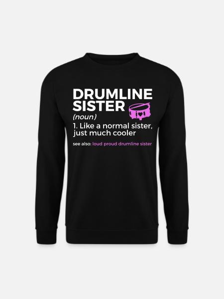 Drumline Drum Gift - Unisex Sweatshirt - black