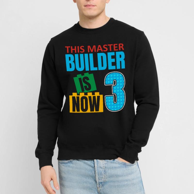 Ce constructeur est maintenant 3, blocs de jouets 3. Sweat-shirt Unisexe