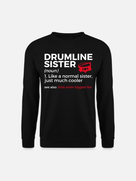 Drumline Drum Gift - Unisex Sweatshirt - black