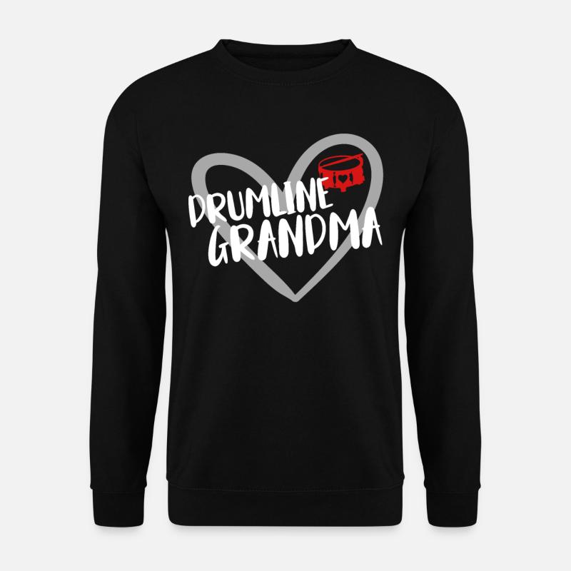 Drumline Trommeln Geschenk - Unisex Pullover - Schwarz