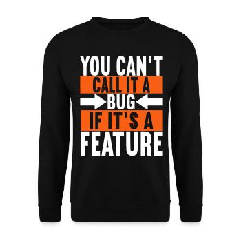 Programmer Computer Scientist - Unisex Sweatshirt - black - Front - Alina (178cm) & Michal (187cm)