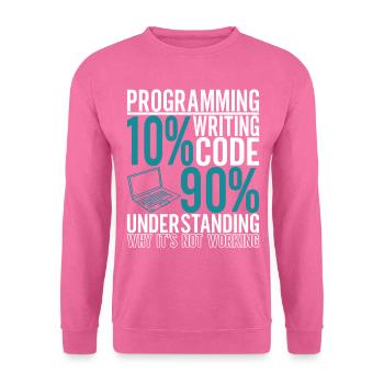 Programmierer Informatiker - Unisex Pullover - Pink - Vorne