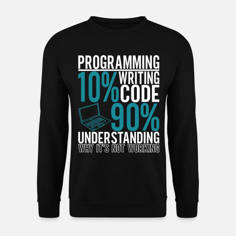 Programmeur Informaticien - Sweat-shirt Unisexe - noir