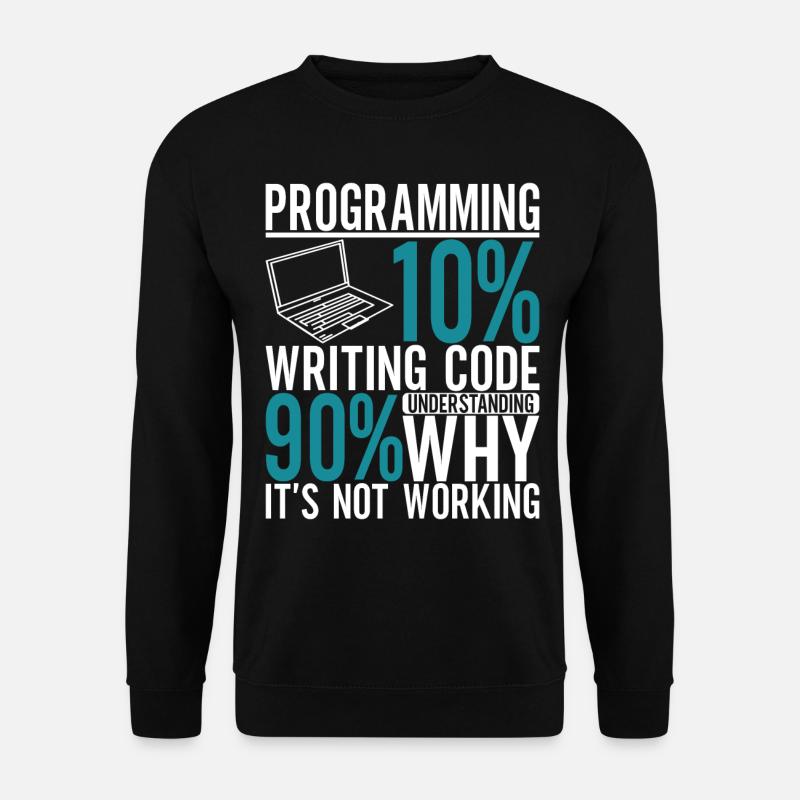 Programmeur Informaticien - Sweat-shirt Unisexe - noir