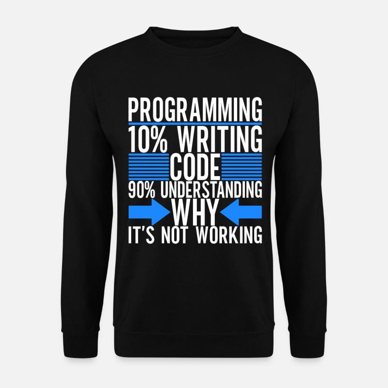 Programmer Computer Scientist - Unisex Sweatshirt - black