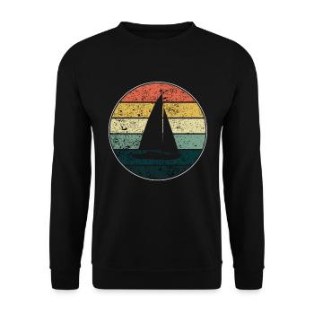 Schleier - Unisex Pullover - Schwarz - Vorne - Alina (178cm) & Michal (187cm)
