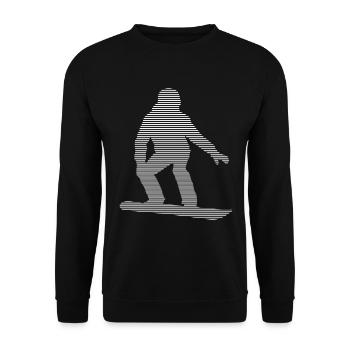 Planche à neige - Sweat-shirt Unisexe - noir - Devant - Alina (178cm) & Michal (187cm)