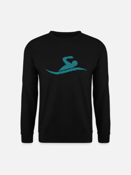 Swim - Unisex Sweatshirt - black