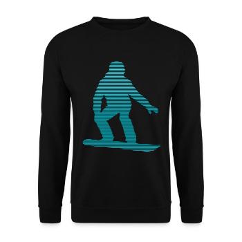 Planche à neige - Sweat-shirt Unisexe - noir - Devant - Alina (178cm) & Michal (187cm)