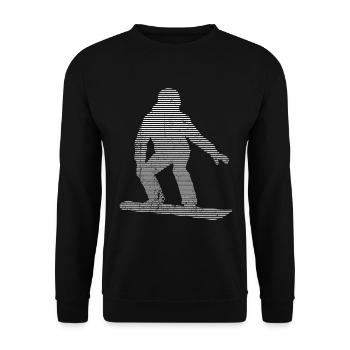 Planche à neige - Sweat-shirt Unisexe - noir - Devant - Alina (178cm) & Michal (187cm)