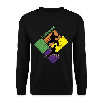 Karaté - Sweat-shirt Unisexe - noir - Devant - Alina (178cm) & Michal (187cm)