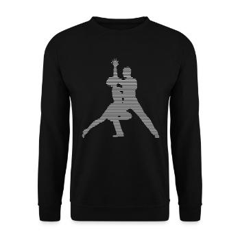 Dance - Unisex Sweatshirt - black - Front - Alina (178cm) & Michal (187cm)