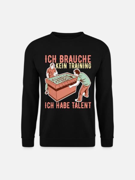 Tischfussball Tischkicker - Unisex Pullover - Schwarz