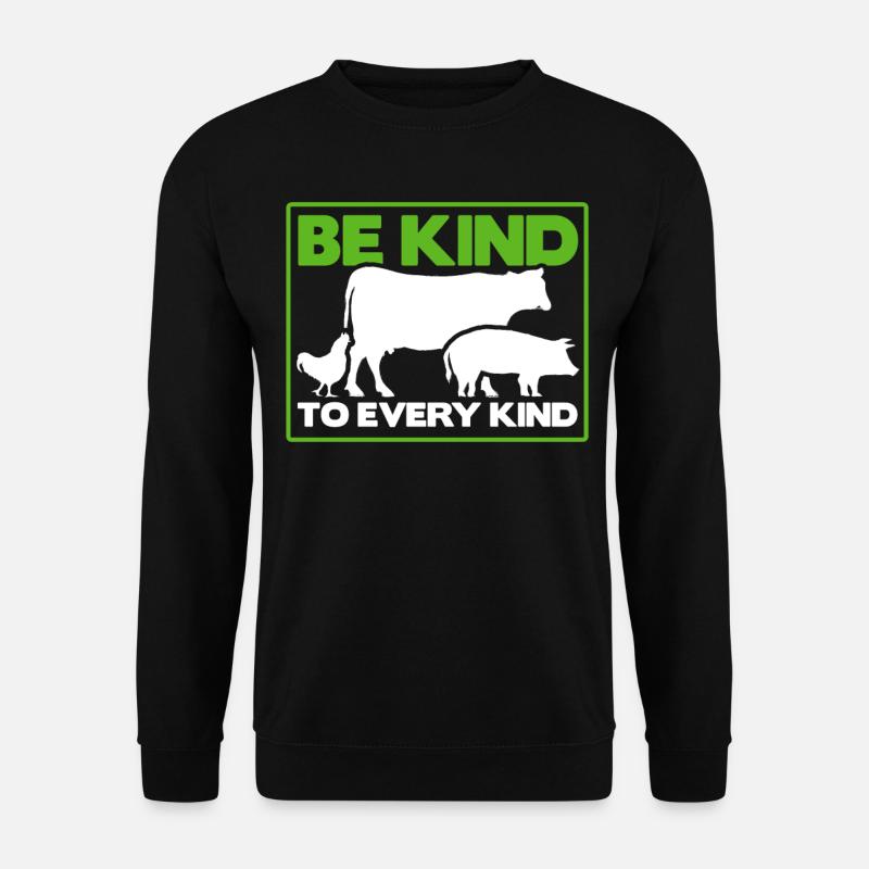 Be Kind To Every Kind - Unisex Pullover - Schwarz