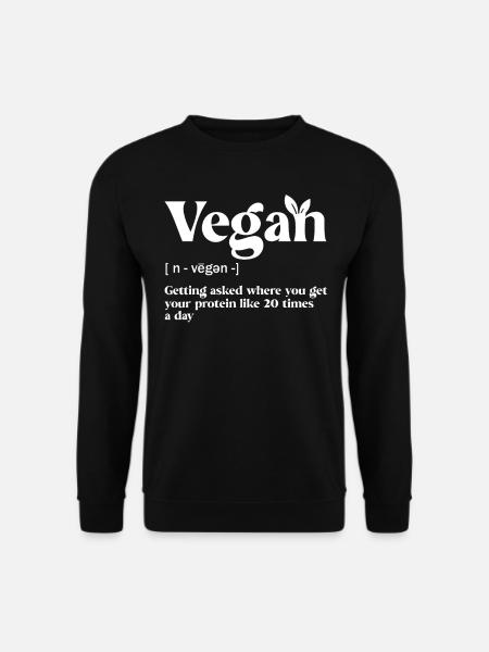 Vegan Definition - Unisex Sweatshirt - black