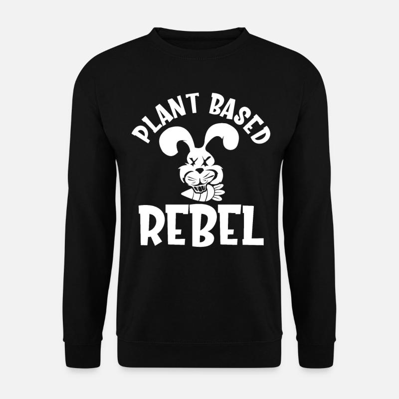 Plant Based Rebel - Unisex Pullover - Schwarz