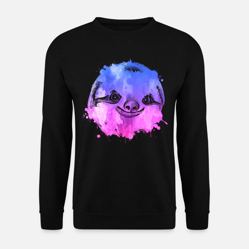 Sloth Faultier - Unisex Sweatshirt - black