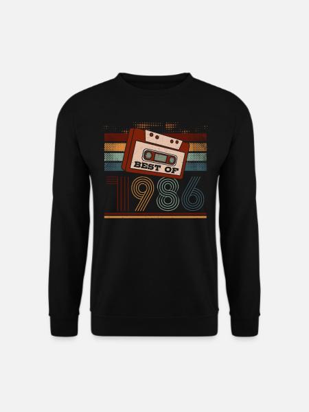 Best Of 1986 | Geburtstag Shirt | Geburtstag - Unisex Pullover - Schwarz