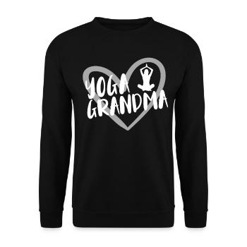 Yoga - Unisex Pullover - Schwarz - Vorne - Alina (178cm) & Michal (187cm)