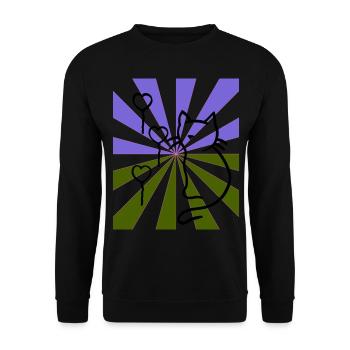 Radiate Cat Cat Soft Kitten Xmas Child - Unisex Sweatshirt - black - Front - Alina (178cm) & Michal (187cm)