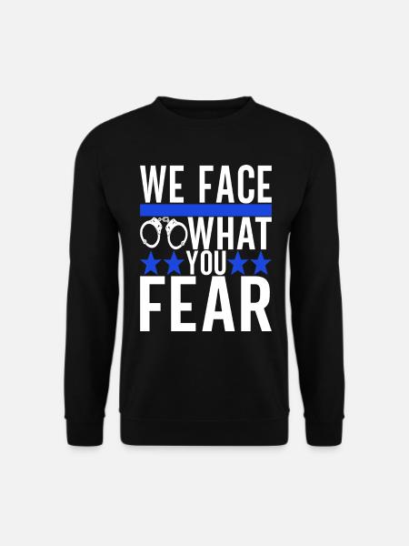 Police Policeman - Unisex Sweatshirt - black